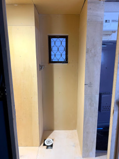 バス→洗面所　壁造作4　洗濯機置き