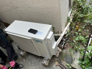 埼玉県ふじみ野市　業務用エアコン　室外機3