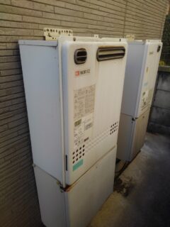 川崎市多摩区　給湯器交換　機器交換リフォーム　作業前
