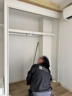 押し入れからクローゼットへ変更後