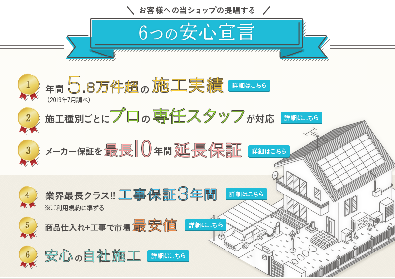 5つの安心宣言